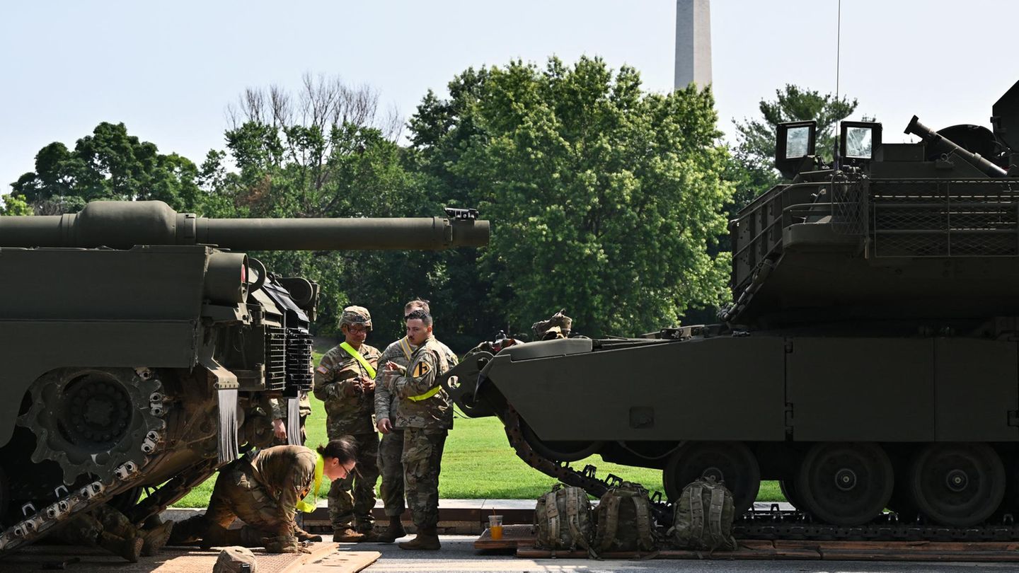Washington: Is the military parade on June 14th.