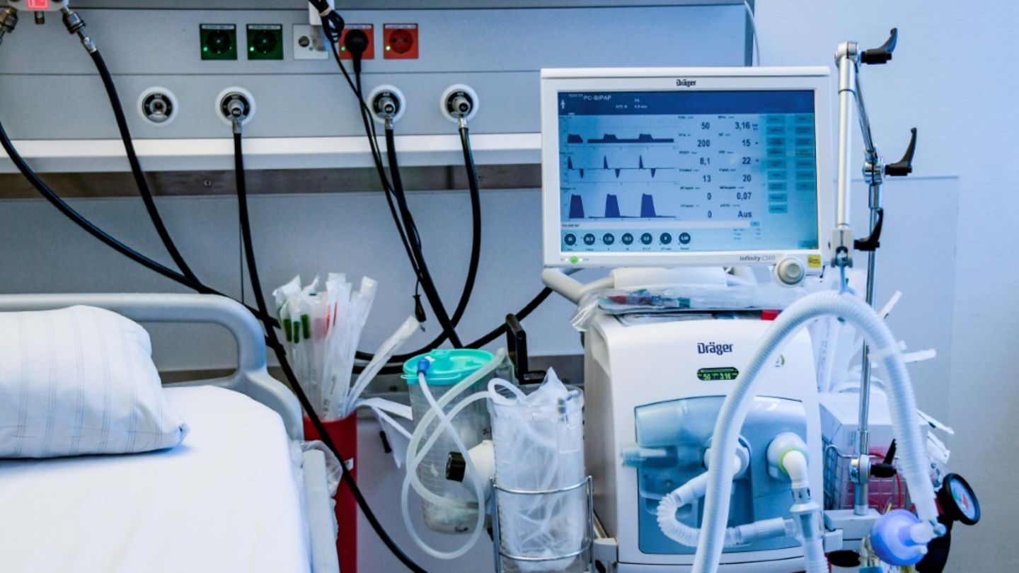Sauerstoffgerät in einer Klinik