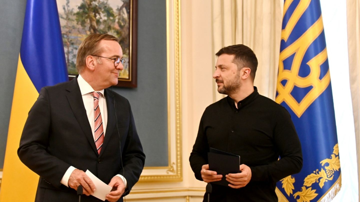Pistorius und Selenskyj am Donnerstag in Kiew