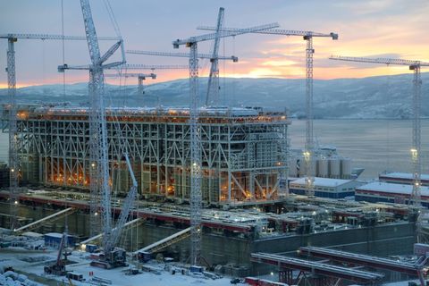 Das LNG-Terminal im russischen Murmansk