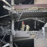 Zerstörtes Gebäude in Teheran