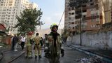 Rettungskräfte in Teheran
