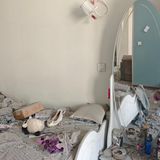Zerstörung in den Wohnungen