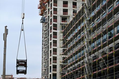 Neubau in München im Mai 2023