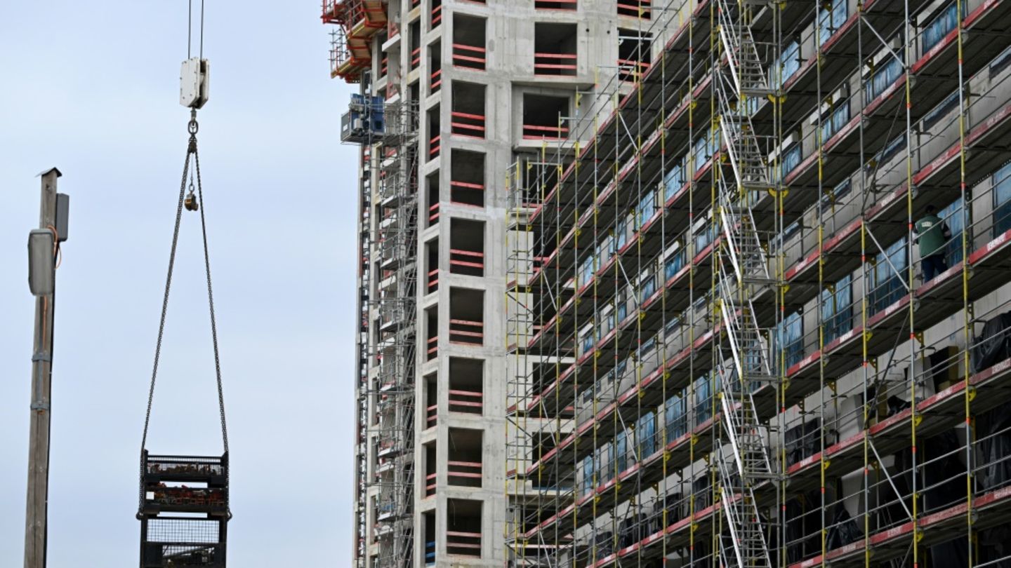 Neubau in München im Mai 2023