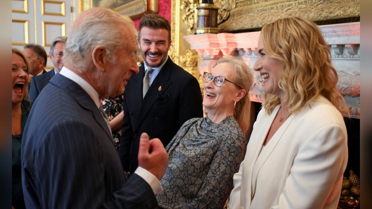 Meryl Streep: King Charles III. Receives world star trio