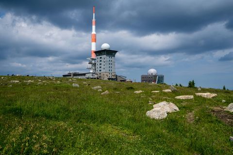Wetterstation auf dem Brockengipfel