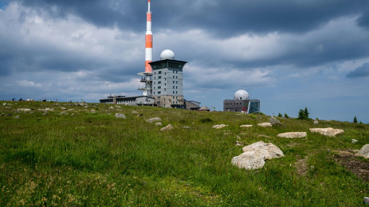 Wetterstation auf dem Brockengipfel