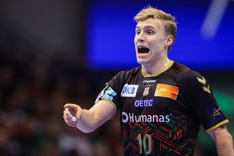 Der SC Magdeburg hofft auf ein Comeback von Gisli Kristjansson beim Final Four der Champions League. Foto: Ronny Hartmann/dpa-Ze
