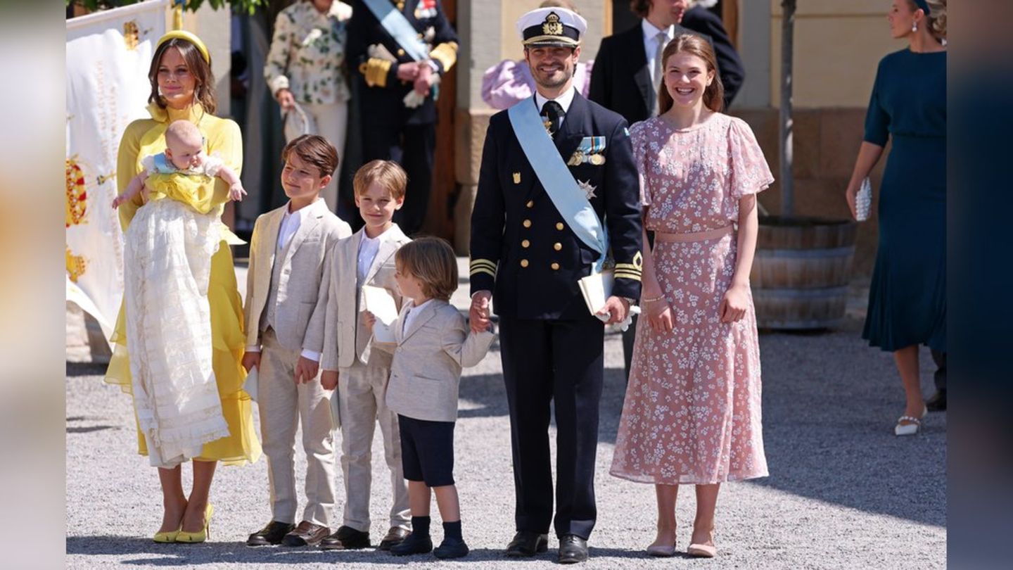 Prince Carl Philip and Princess Sofia: Daughter Princess Ines celebrates baptism