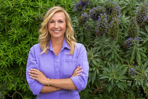 Andrea Kiewel moderiert seit dem Jahr 2000 den "ZDF-Fernsehgarten"