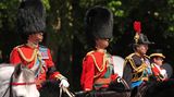 Prinz William, Prinz Edward und Prinzessin Anne