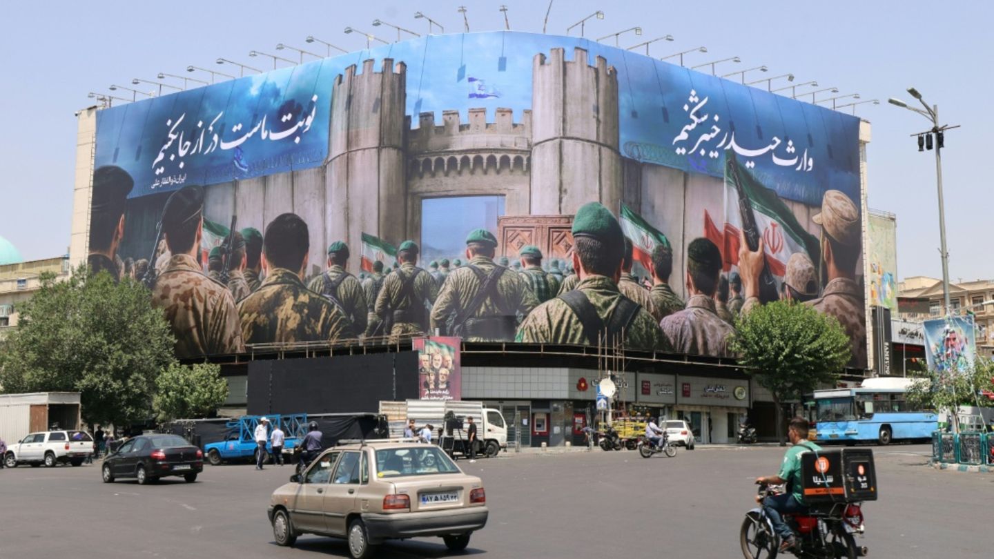 Anti-israelisches Poster in Teheran