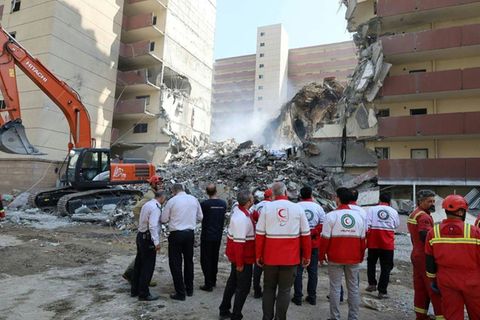 Zerstörungen in der iranischen Hauptstadt