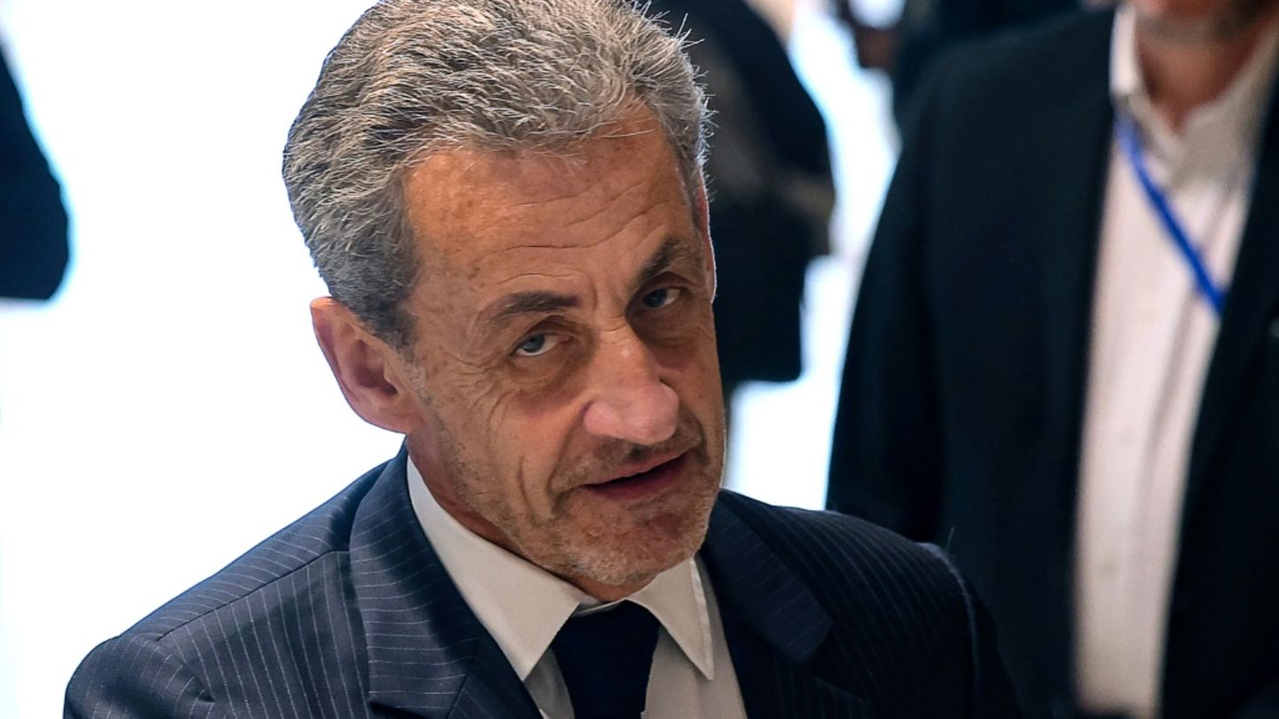 Nicolas Sarkozy im April