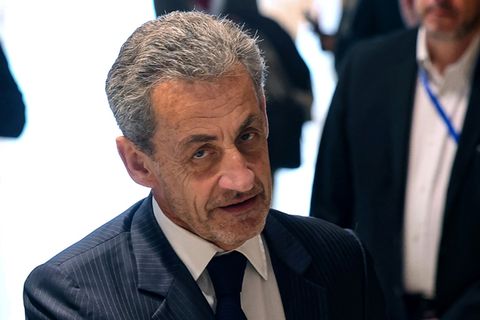 Nicolas Sarkozy im April