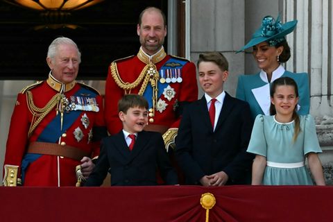 Königliche Familie auf dem Balkon des Buckingham-Palasts