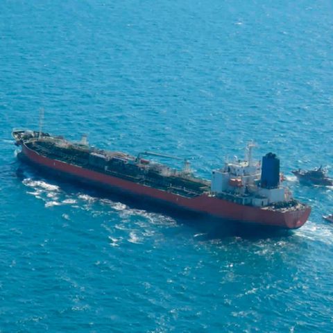 Südkoreanischen Tanker