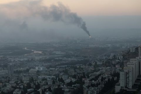 Einschlag in Haifa