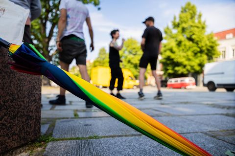 "Bad Freienwalde ist bunt" Kundgebung