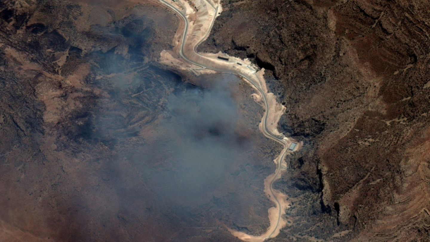 Satellitenbild zu Israels Angriffen gegen Iran