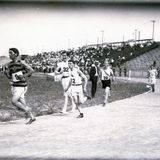 US-Athlet Thomas Hicks bei einem Rennen