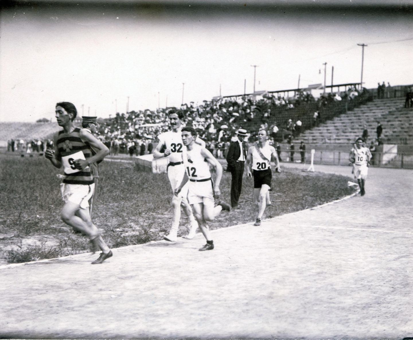 US-Athlet Thomas Hicks bei einem Rennen