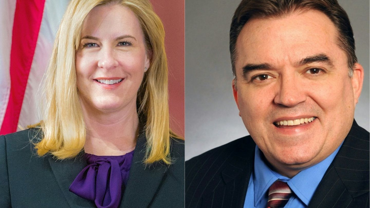 Die US-Politiker Melissa Hortman und John Hoffman