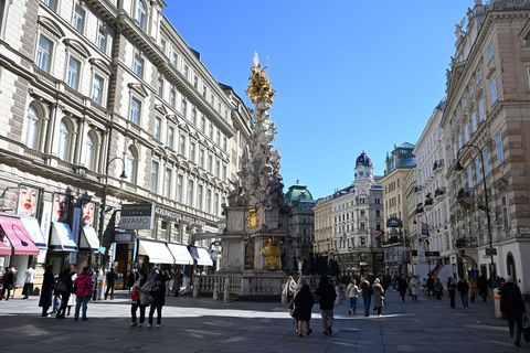 Der Graben, eine Einkaufsstraße in der Wiener Innenstadt