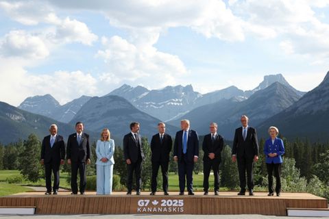 "Familienfoto" der G7 in Kananaskis
