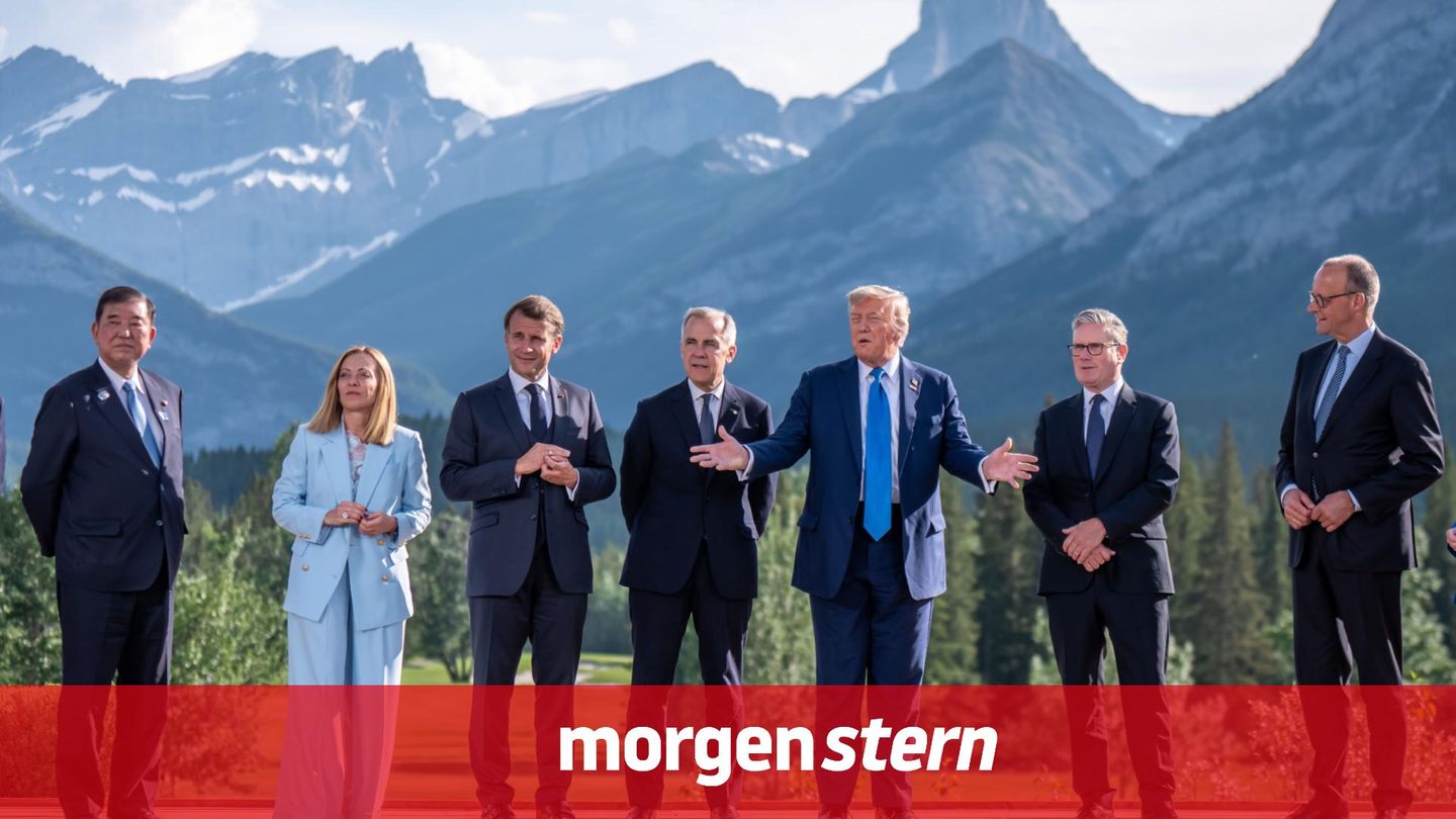 Donald Trump only has to save the world briefly. The situation in the morning