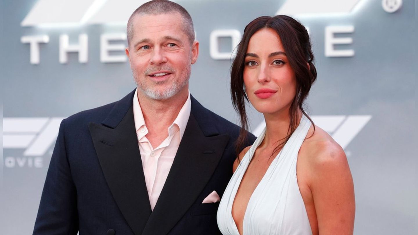 Brad Pitt: Rare appearance with girlfriend Ines de Ramon