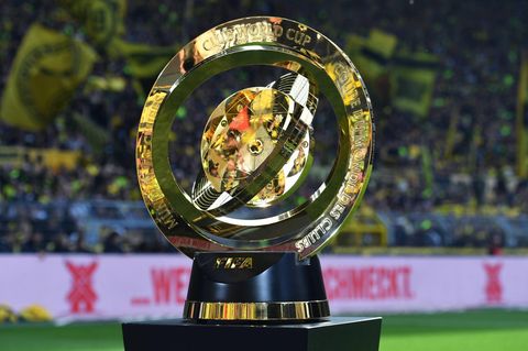 Die Trophäe der Klub-WM 2025