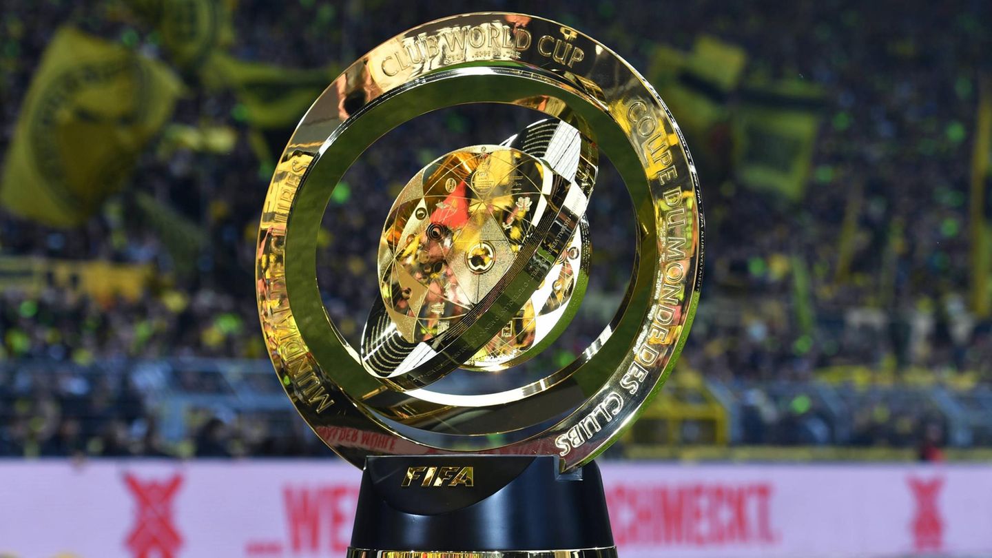 Die Trophäe der Klub-WM 2025