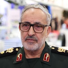 Ali Schadmani in Uniform auf einer Militärmesse im August 2024