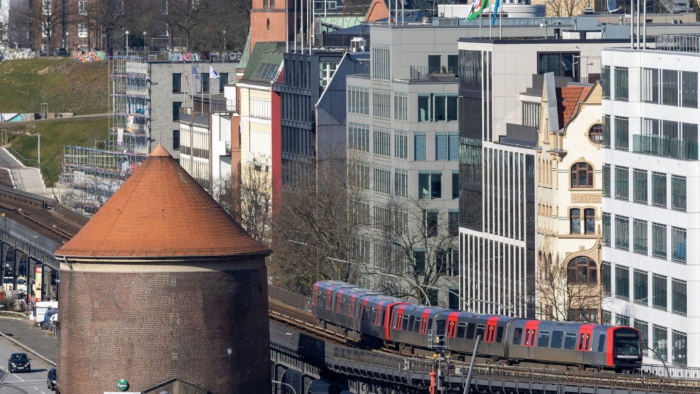 Blick auf Hamburg