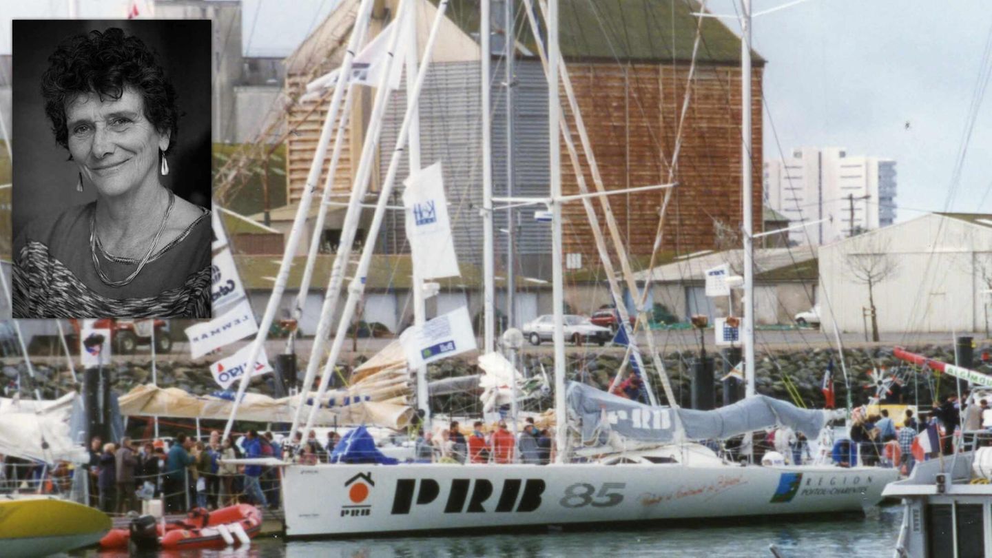 Das Segelboot von Isabelle Autissier