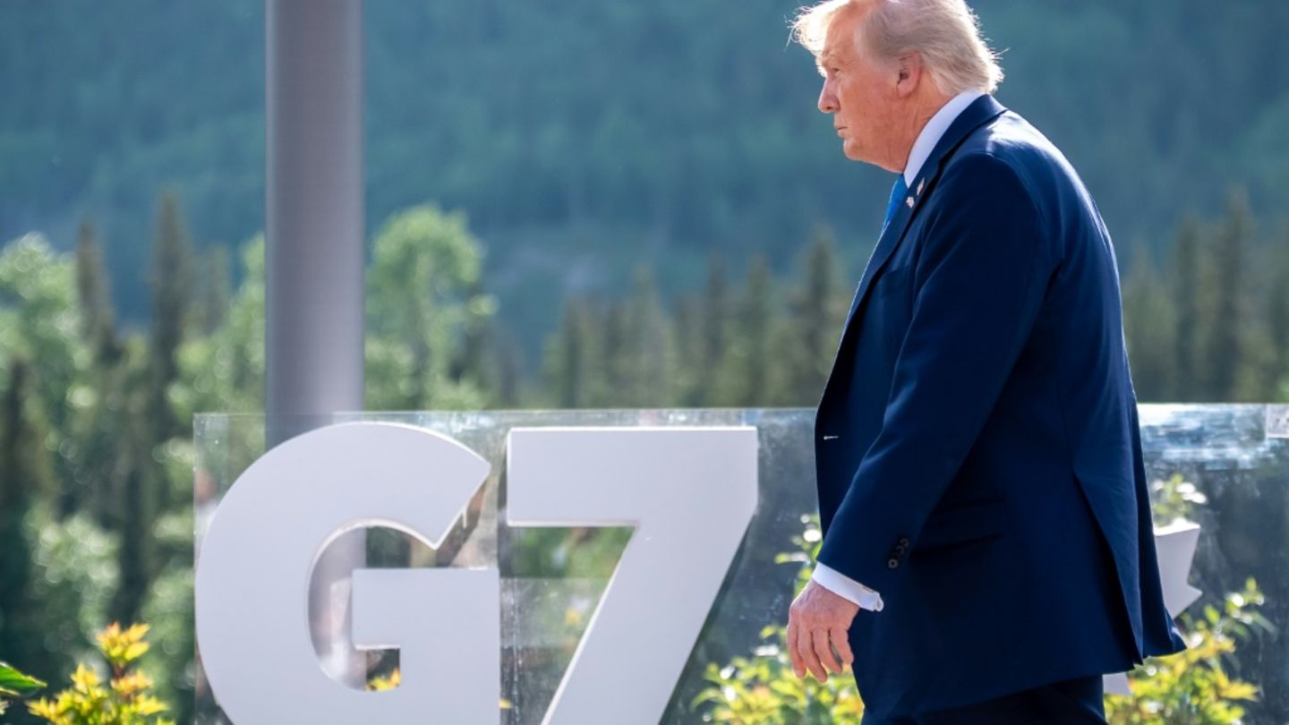 Trump beim G7-Gipfel in Kanada