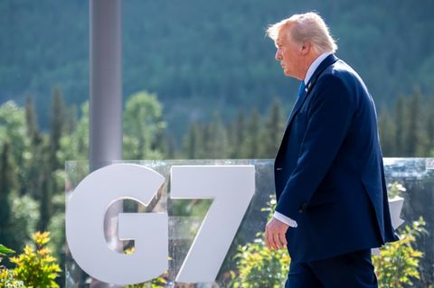 Trump beim G7-Gipfel in Kanada