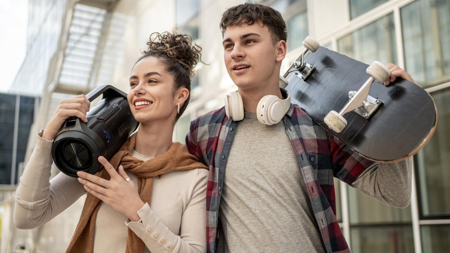 Tragbarer Bluetooth-Lautsprecher