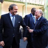 Michel Platini und Joseph "Sepp" Blatter 2011 in Paris