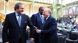 Michel Platini und Joseph "Sepp" Blatter 2011 in Paris