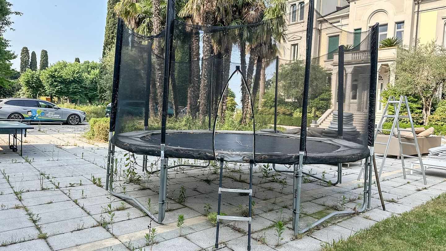 Trampolin für die Kinder