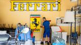 Auch die Garage muss entrümpelt werden