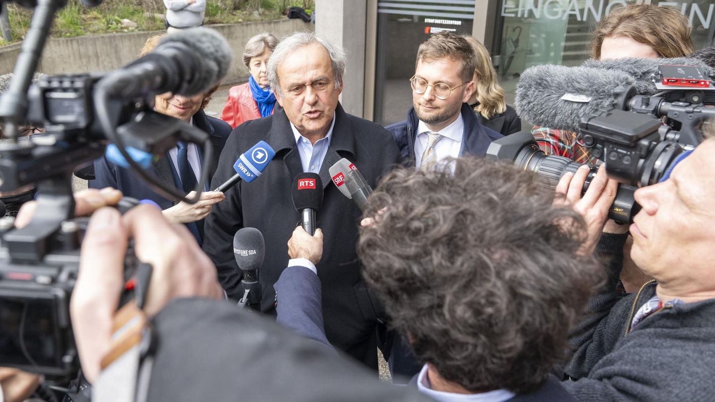 Michel Platini vor dem Schweizer Berufungsgericht