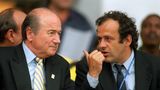 Sepp Blatter und Michel Platini bei der WM 1998 in Frankreich