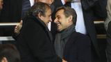 Michel Platini und Nicolas Sarkozy