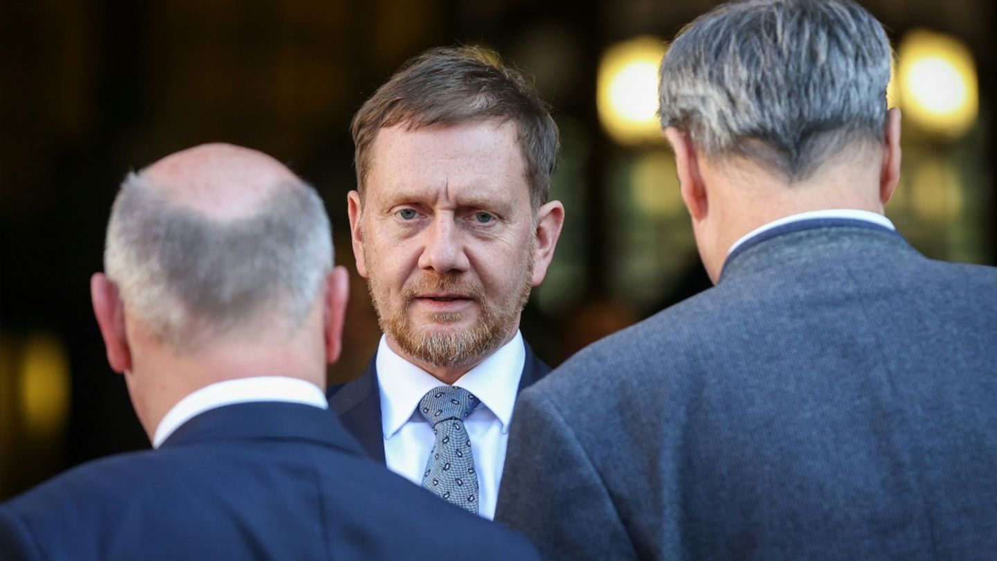 Michael Kretschmer mit Ministerpräsidentenkollegen