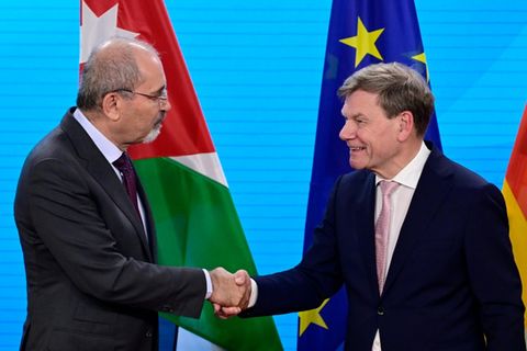 Außenminister Wadephul und sein jordanischer Kollege Safadi