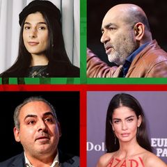 Deutsch-Iranerinnen und Deutsch-Iraner in einer Montage